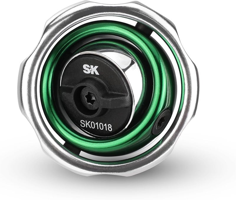 SK 1/4" Drive Gimbal Ratchet, 72 Tooth Gimbal Palm Ratchet, with Reversible Lever, Ideal for Tight Space - Image 1